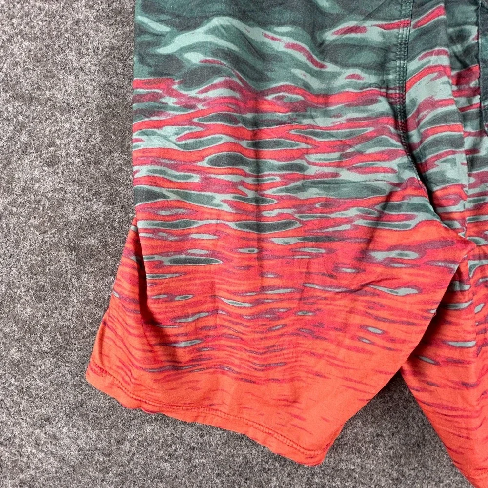 Billabong All Day Sunset‎ Lo Tides Board Shorts Mens Blue Orange Water Shade